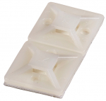 Kaablihoidik Haupa Self Adhesive Sockets 262162, 28 x 28 mm, 100 tk, valge