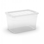 Kaanega hoiukarp, esemete hoidmiseks Kis 8610000 0202, 30 l, l&auml;bipaistev v., 47 x 30 x 27.5 cm