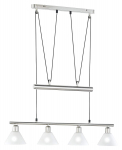 Valgusti rippuv Trio Stamina 3751041-07, E14, 4 x 40 W, valge v.