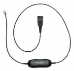 Juhe Jabra QD, RJ-10 male, 0.8 m, must v.