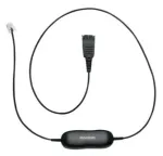 Juhe Jabra QD, RJ-10 male, 0.8 m, must v.