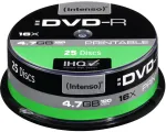 Kirjutatav CD-plaat Intenso, 4.7 GB, 25tk