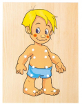 Kaunistuskomplekt WOODY 90018, mitmev&auml;rviline