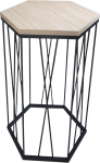 Kohvilaud Kalune Design Cetrus, tamm v./must v., 40 cm x 35 cm x 62 cm