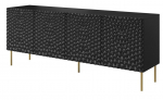 Kummut Cama Meble Hole, must v., 74.5 cm x 40.5 cm x 190 cm