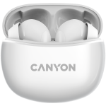 Juhtmeta k&otilde;rvaklapid Canyon TWS-5 TWS5W, valge v.