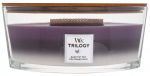 K&uuml;&uuml;nal, l&otilde;hna WoodWick Ellipse Trilogy Amethyst Sky, 40 h, 453.6 g, Violetne v.