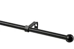 Kardinapuu komplekt Domoletti 16CZI160, 160 cm, &Oslash; 16 mm, must v.