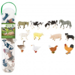 M&auml;ngukujuke Collecta Mini Farm Animals A1110, 12 tk, mitmev&auml;rviline
