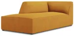 Diivan Micadoni Home Ruby Structured Fabric Chaise Longue, kollane v., vasak, 181 x 93 cm x 69 cm