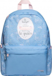 Kooli seljakott Amelie MARE0084, roosa/helesinine, 32 cm x 15 cm x 42 cm