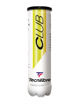 Tennisepallide komplekt Tecnifibre Club, kollane, 4 tk