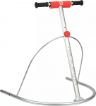 Uisutamise abivahend Nijdam Silvery Glider, must v./punane v./hall v.