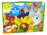 Pusle Lean Toys Animal World 14158, 38 cm x 52 cm, 100 tk, mitmev&auml;rviline