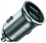 Auto laadija Swissten Eco Friendly Metal Premium, USB, 24 W