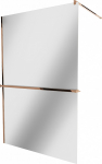 Du&scaron;isein Mexen Kioto+ Walk-In, 110 cm x 200 cm, roosa kuld