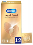 Kondoomid Durex Real Feel, 56 mm, 12 tk