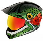 Mootorratta kiiver Icon BUG CHUCKER Variant Pro, L (59-60 cm), roheline/oranž