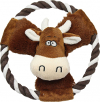 M&auml;nguasi koerale, pehme Aqua Nova Ropecow 4138, 20 cm, pruun v.