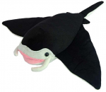 Pehme m&auml;nguasi Wild Planet Manta, must