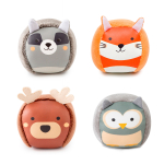 Sensoorne pall, komplekt, loomad Little Big Friends Roly Poly Forest, mitmev&auml;rviline, 4 tk