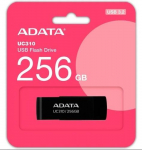 USB m&auml;lupulk Adata UC310 852397, must v., 256 GB
