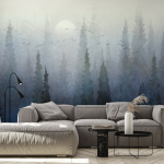 Fototapeet Artgeist Flight Over The Forest - Second Variant, 70 cm x 100 cm