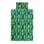 Voodipesukomplekt Okko CD001, roheline v., 50 x 70 cm, 140 x 200 cm, 2 os.