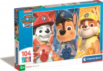 Pusle Clementoni SuperColor Paw Patrol, 27 cm x 38 cm, 104 tk, mitmev&auml;rviline