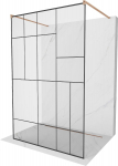 Du&scaron;isein Mexen Kioto Walk-in, 100 cm x 200 cm, brushed copper