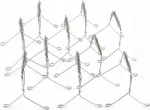 Klambrite komplekt, liha jaoks Wenko, 6.5 cm, h&otilde;be v., 10 tk