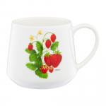 Tass Ambition Frutti, valge v./punane v./roheline v., 0.46 l