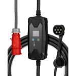 Elektriauto laadimiskaabel, type 2, 5 m, 22 kW