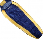 Magamiskott Mummy 2, sinine v./kollane v., 210 cm