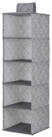 Korraldaja, esemete hoidmiseks Kuchinox Jamajka, valge v./grafiit v., 28 x 28 x 95 cm