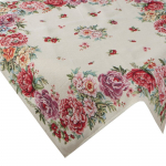 Laudlina ristk&uuml;likukujuline Gria, roheline/roosa/violetne, 140 x 180 cm