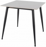 Laud Rion, valge v./must v., 75 cm x 80 cm x 76 cm