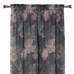 P&auml;evakardin Splendid Hortense GF-HORTET-140/260-CZ, must v./mitmev&auml;rviline, 140 cm x 260 cm