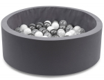 Pallimeri Kalune Design Bubble Pops, ⌀ 85 cm, 150 tk, l&auml;bipaistev v./valge v.