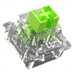 Klahvinupud Glorious Raptor HE, l&auml;bipaistev v./roheline v.