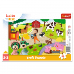 Pusle Trefl Babies And The Bear 31414, 23 cm x 33 cm, 15 tk, mitmev&auml;rviline