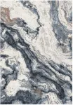 Vaip sise Domoletti RABBIT 3D, sinine v./hall v., 200 cm x 140 cm