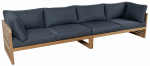 &Otilde;uesohva Home4you Serenity K132235, tumehall v., 332 cm x 80 cm x 65 cm