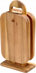 L&otilde;ikelaudade komplekt Kesper 78695, pruun v., 32 cm x 15 cm