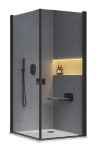 Du&scaron;ikabiin Ravak Chrome CRV1 100, ruudukujuline, aluseta, 100 cm x 100 cm x 195 cm