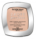 Kompaktne pulber Deborah Milano 24Ore Perfect, SPF 15, 03 rose, 9 g