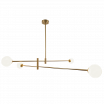 Valgusti rippuv CosmoLight Cape Town P04167BR, G9, 4 x 6 W, messing v.