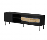 TV-kapp Cama Meble Inserto LED, tamm v./must v., 40 cm x 190 cm x 61.5 cm