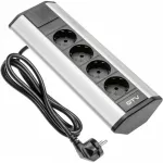 Sisseehitatud pikendusjuhe Gt, AE-PBKT4S-80, 3G1.5, 1.5 m, 2USB