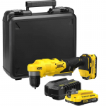 Juhtmeta nurkpuur koos akuga Stanley SFMCD750D2K-QW, 18 V, 2 Ah